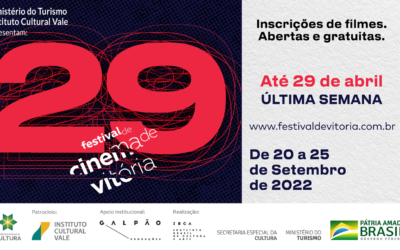 Última semana de inscrições do 29º Festival de Cinema de Vitória