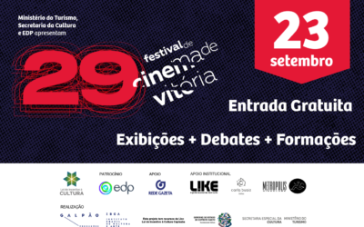 29º Festival de Cinema de Vitória: cinco mostras competitivas encerram programação de exibições do evento