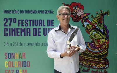 Claudino de Jesus é homenageado no 27FCV em cerimônia emocionante