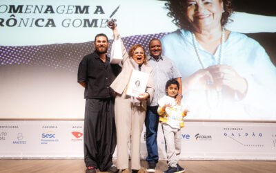 32º Festival de Cinema de Vitória: Verônica Gomes recebe homenagem em noite emocionante no Teatro Glória