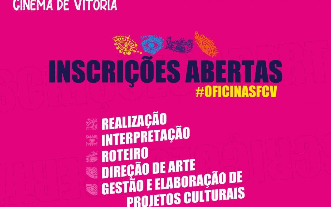 Inscrições abertas para oficinas do 26º Festival de Cinema de Vitória