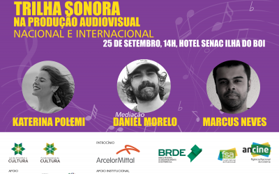 Trilha sonora no cinema é tema de painel no 26º Festival de Cinema de Vitória