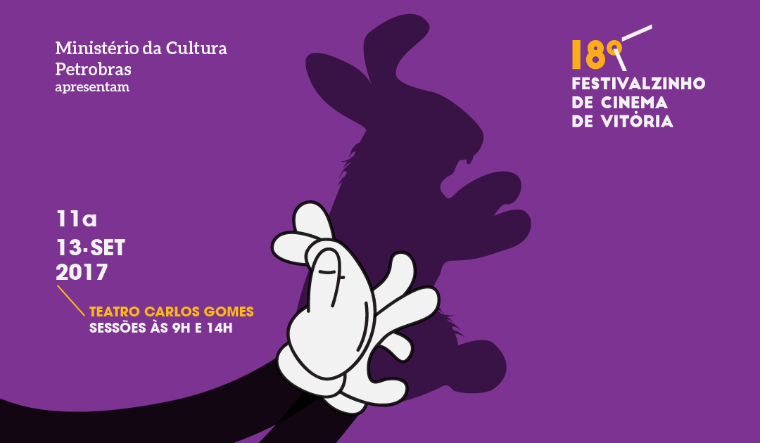18º Festivalzinho de Cinema de Vitória vai exibir 12 filmes para crianças e adolescentes