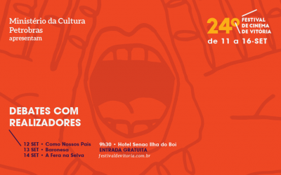 Realizadores de longas em competição no festival vão bater papo com o público