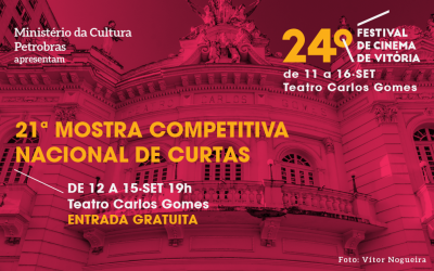 Mostra de curtas começa hoje e vai até sexta-feira no 24º Festival de Cinema de Vitória
